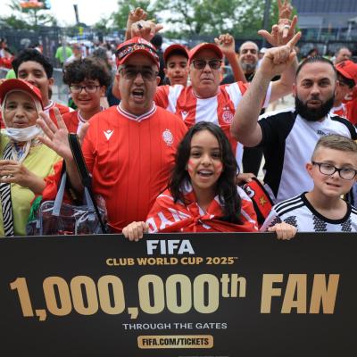 Nine-year old Wydan fan Rachida becomes millionth fan at FIFA Club World Cup 2025
