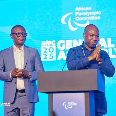 Samson Deen Re-Elected President of African Paralympic Committee With Overwhelming Support in Accra